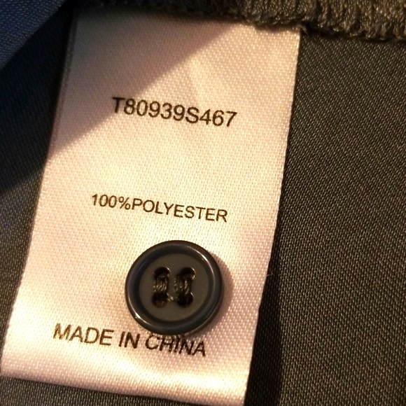 Lemon Tart Satin Button Up Blouse Large - Picture 5 of 6